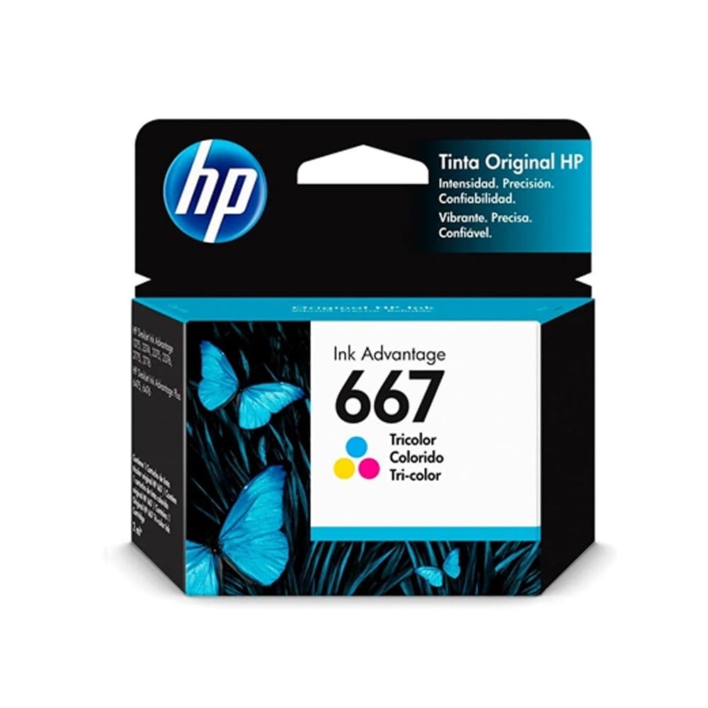 Anúncio: Cartucho HP 667 Color – 3YM78AL
