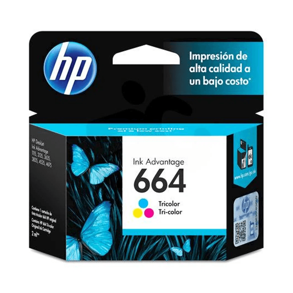 Anúncio: Cartucho HP 664 2ML Color – F6V28AL