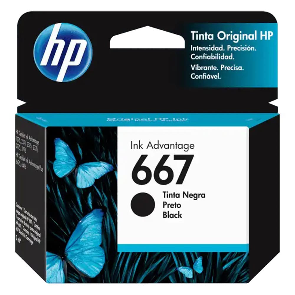 Anúncio: Cartucho HP 667 Preto – 3YM79AL