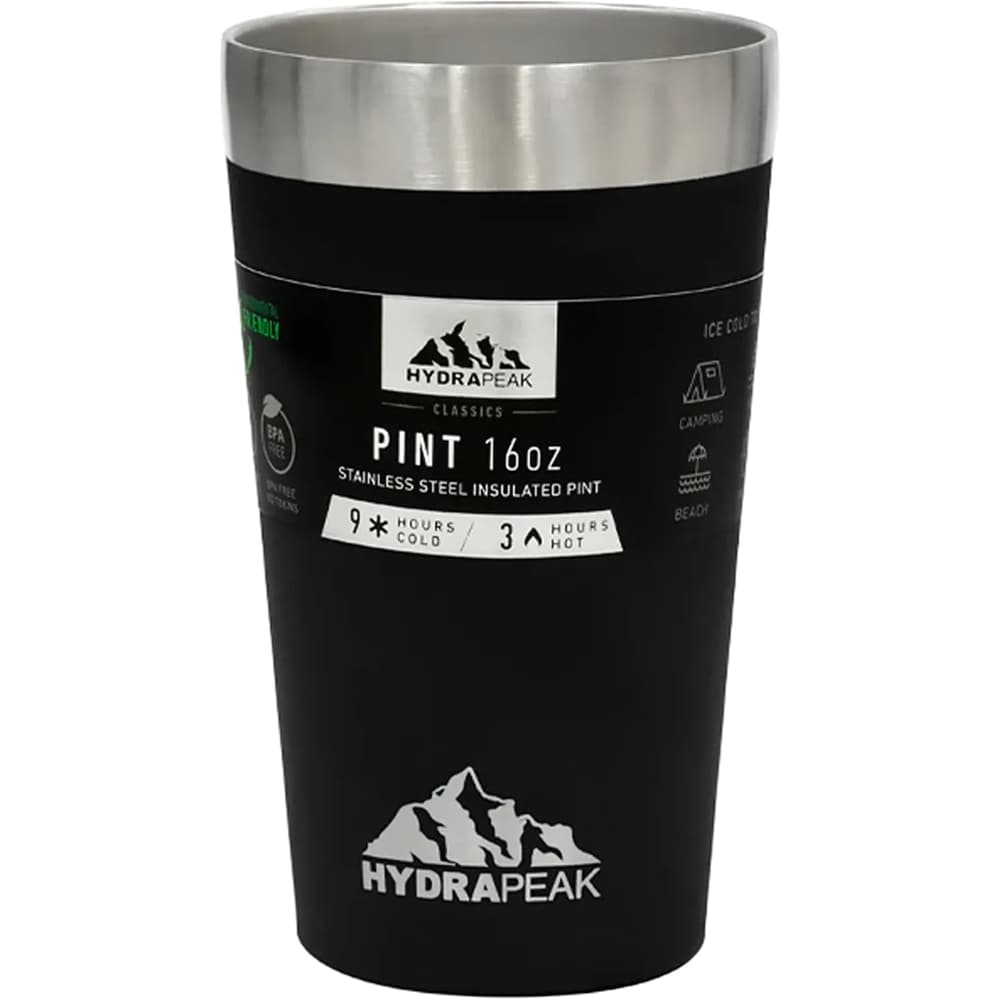 Anúncio: Copo Térmico Hydrapeak HP-PINT-16-BLACK 473ML – Preto