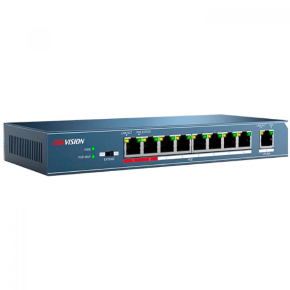Anúncio: Switch Hikvision PoE DS-3E0109P-E 8 Portas 100Mb/S