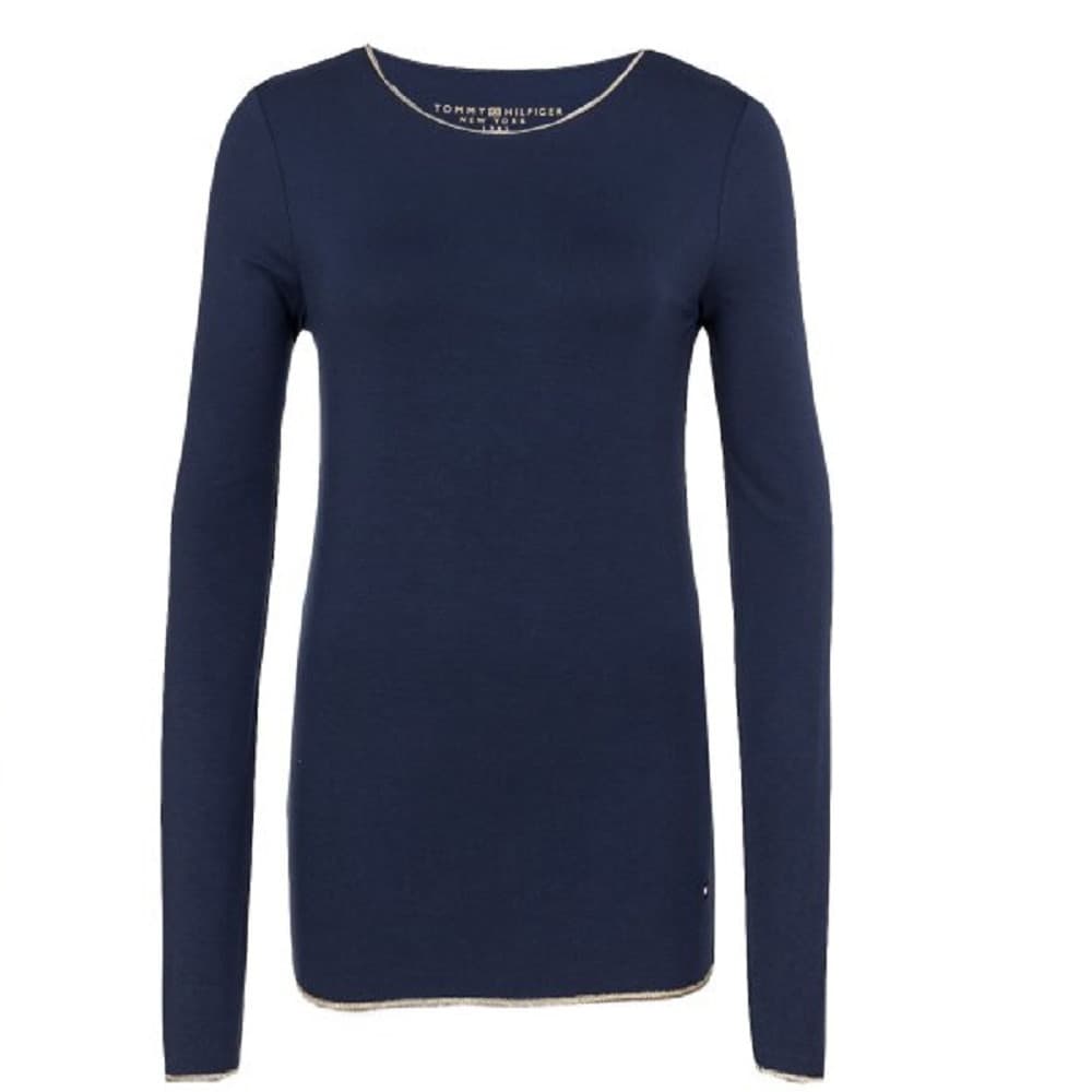 Anúncio: Blusa Tommy Hilfiger Feminina WW0WW14492-716 XS – Azul Marinho