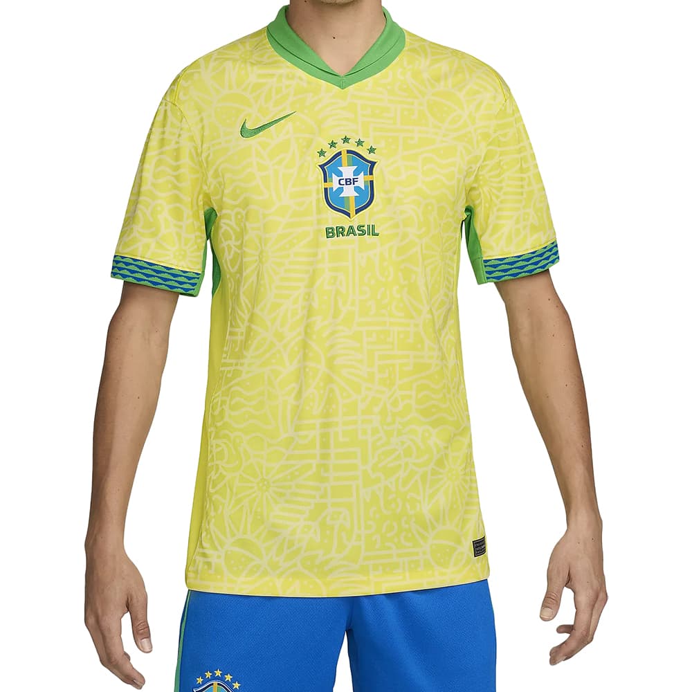 Anúncio: Camiseta Nike Masculino Brasil Dri-Fit Stadium Jersey M Amarelo – FJ4409706