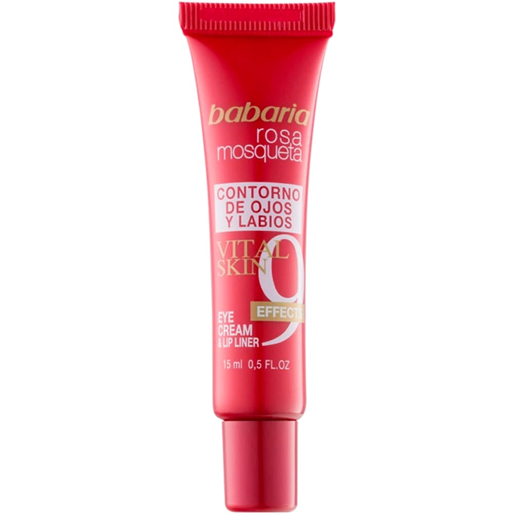 Anúncio: Contorno de Olhos e Lábios Babaria Vital Skin 9 Rosa Mosqueta 15ML