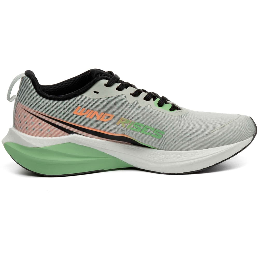 Anúncio: Tênis 361 Masculino Running Fast Wind CQT 9 Cinza/Verde – W5724222295
