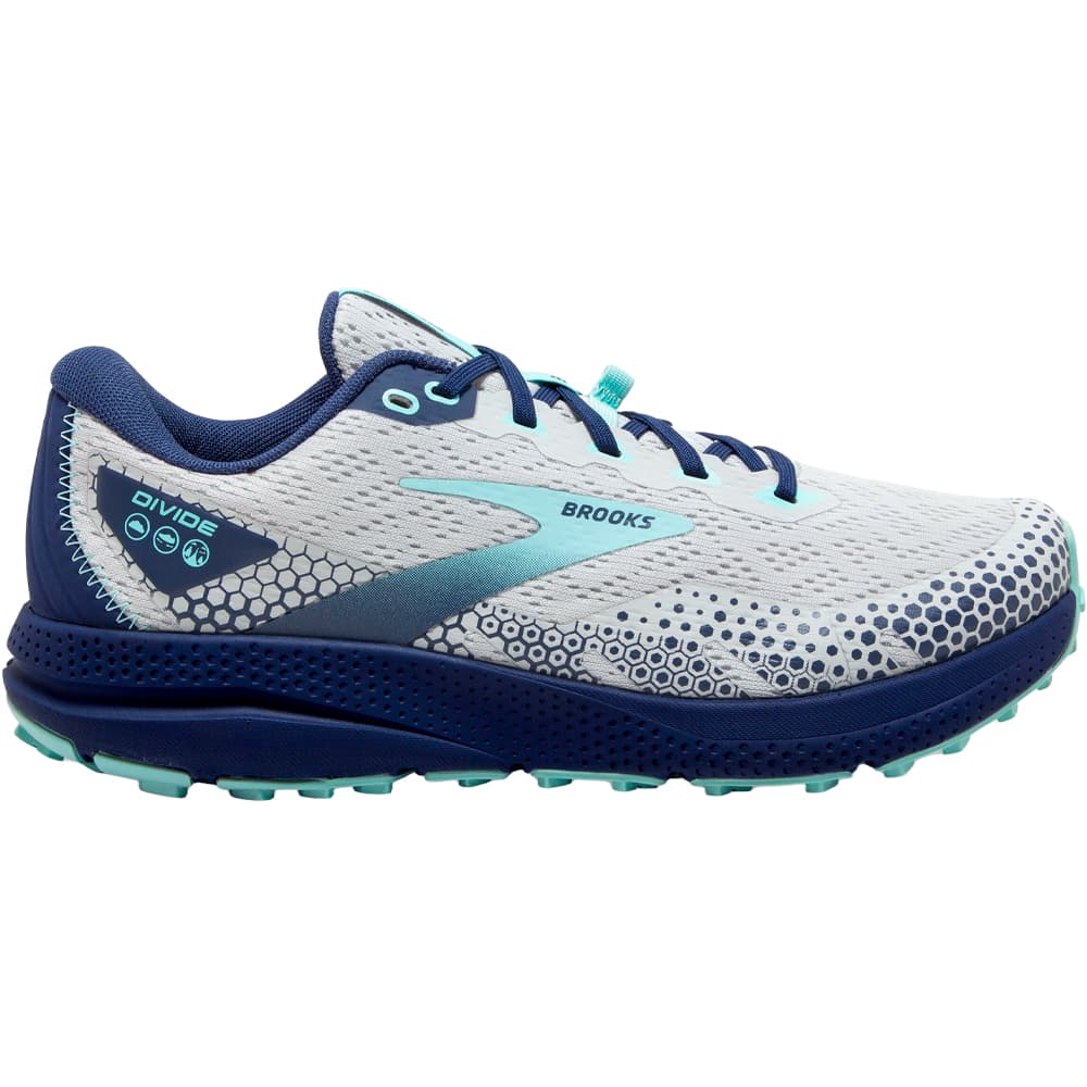 Anúncio: Tênis Brooks Feminino Divide 6.5 Branco/Azul – 1203681B006