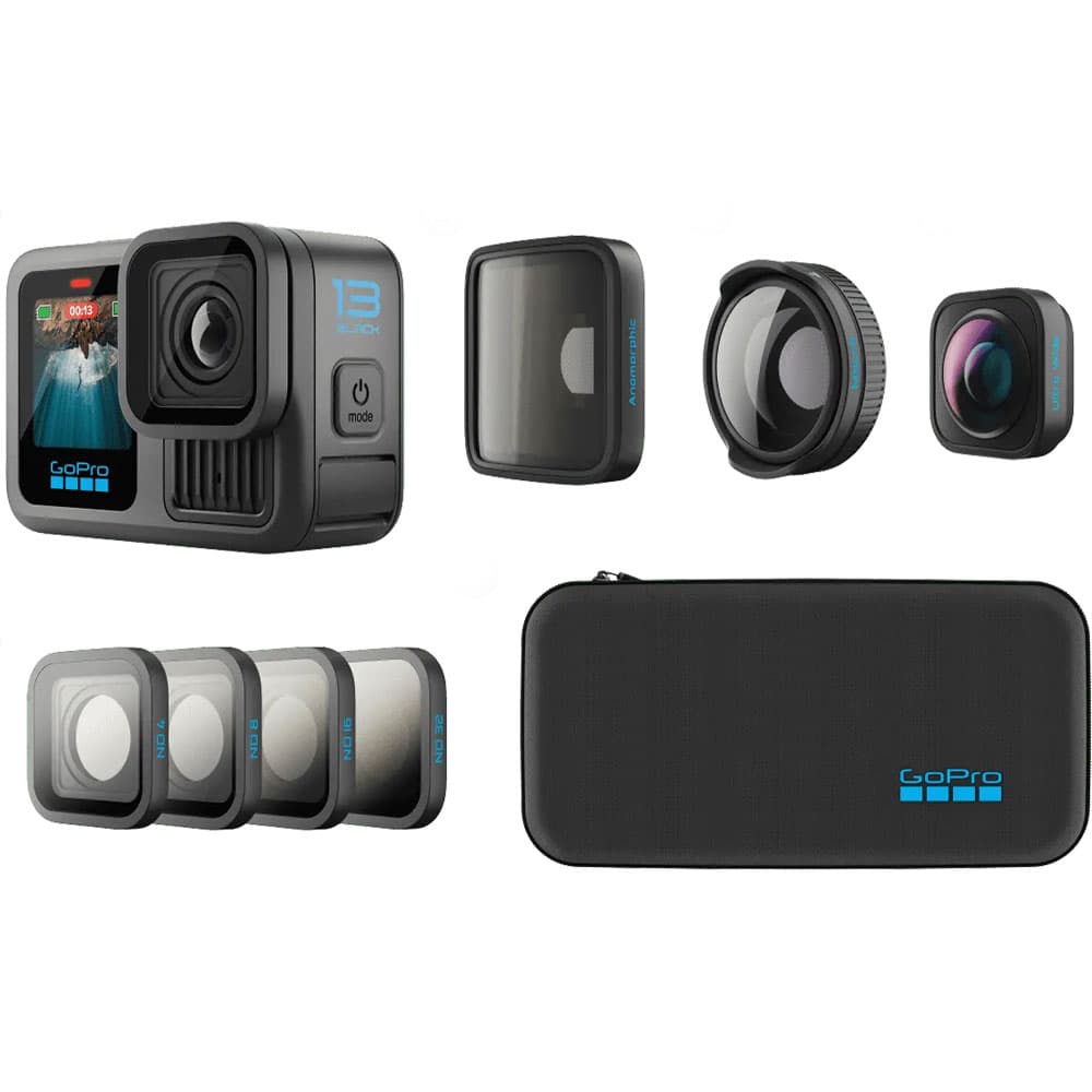 Anúncio: Câmera GoPro HERO13 Black CHDRB-132-RW + HB-Series Lens Collection