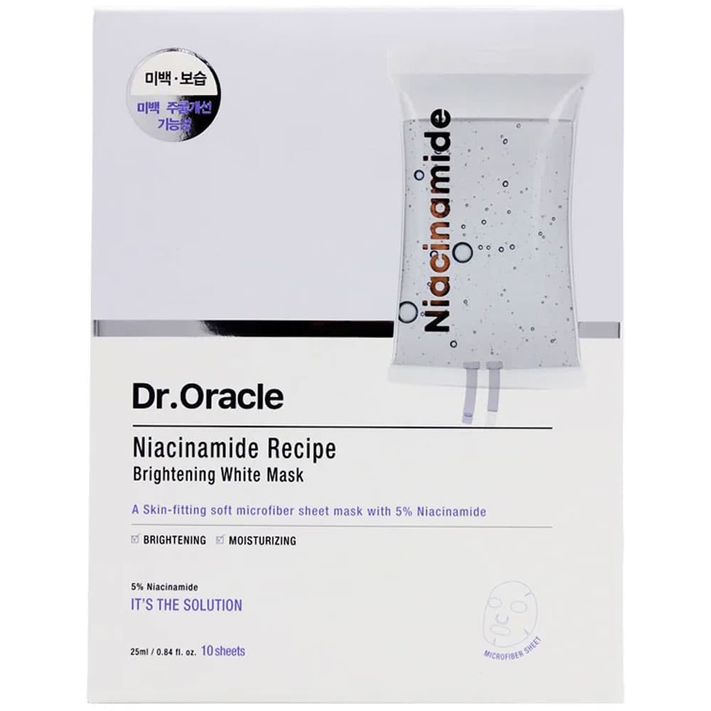 Anúncio: Máscara Dr. Oracle Niacinamide Recipe Brightening White Mask