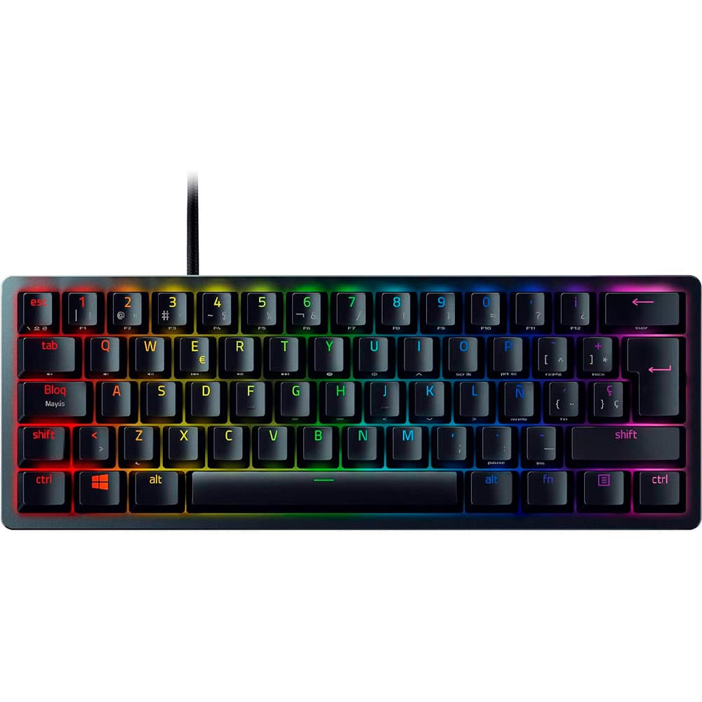 Anúncio: Teclado Gamer Razer Huntsman Mini 60% Optical Gaming Clicky Purple Switc – RZ03-03392900-R311