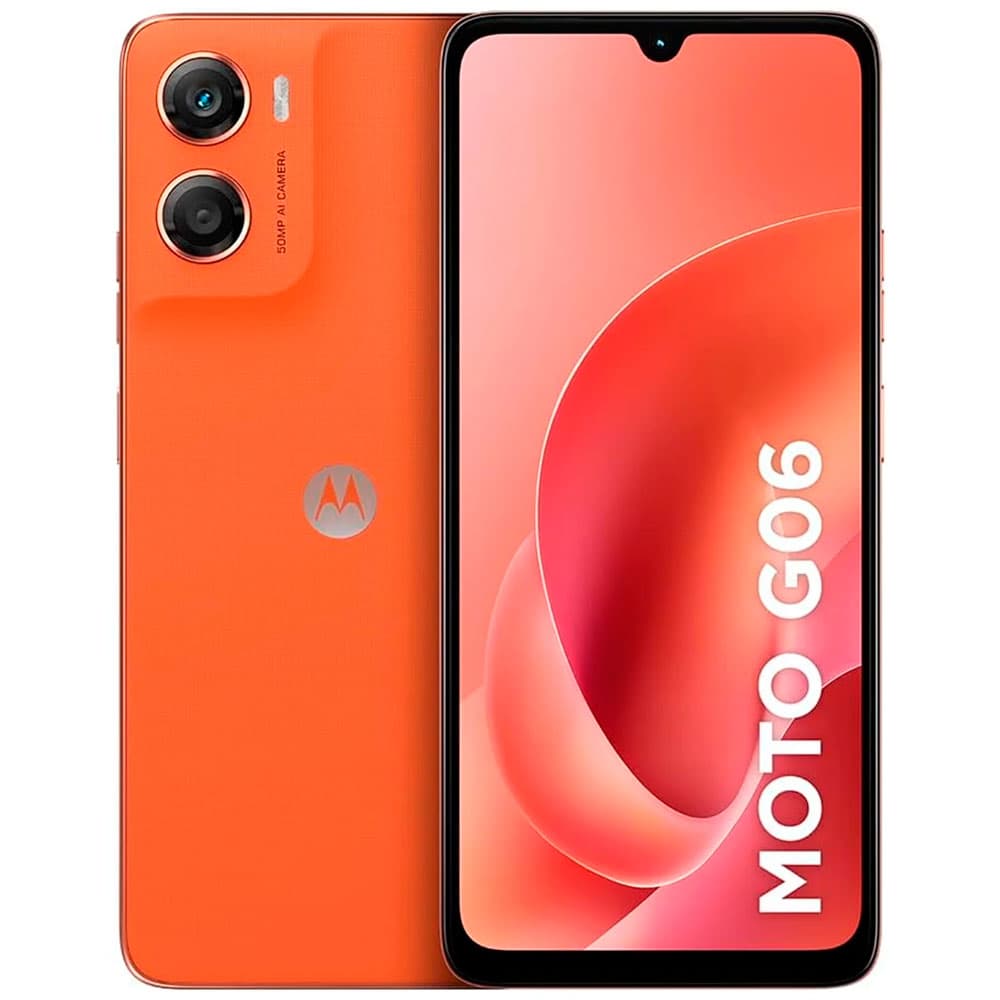 Anúncio: Smartphone Motorola Moto G06 XT2535-2 Dual SIM 4GB+128GB 6.88″ – Arabesque Laranja