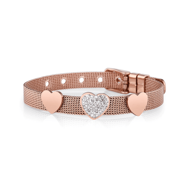 Anúncio: Pulseira Feminina Freelook FRJ.3.3006-4 de aço inoxidável - Rosa Ouro