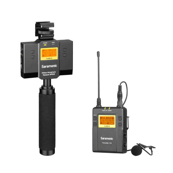 Anúncio: Sistema de microfone sem fio UHF e mixer de áudio Saramonic UwMic9 Kit12 com 1 Receptor e 1 Transmissor