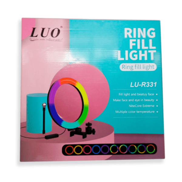 Anúncio: LED Iluminador Luo Ring Light LU-R331 com Tripé - Preto