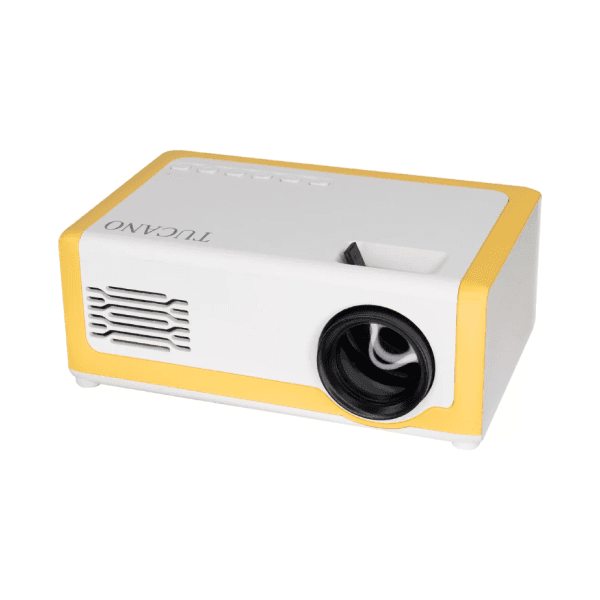 Anúncio: Projetor Tucano Mini M1 LED 1080p Full HD 10-24W - Branco/Amarelo