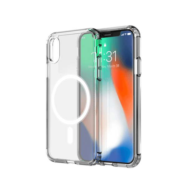 Anúncio: Capa MagSage para iPhone X/Xs - Transparente