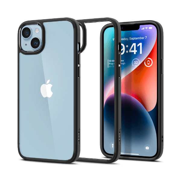 Anúncio: Capa para iPhone 14 Spigen Ultra Hybrid ACS05041 - Preto Fosco