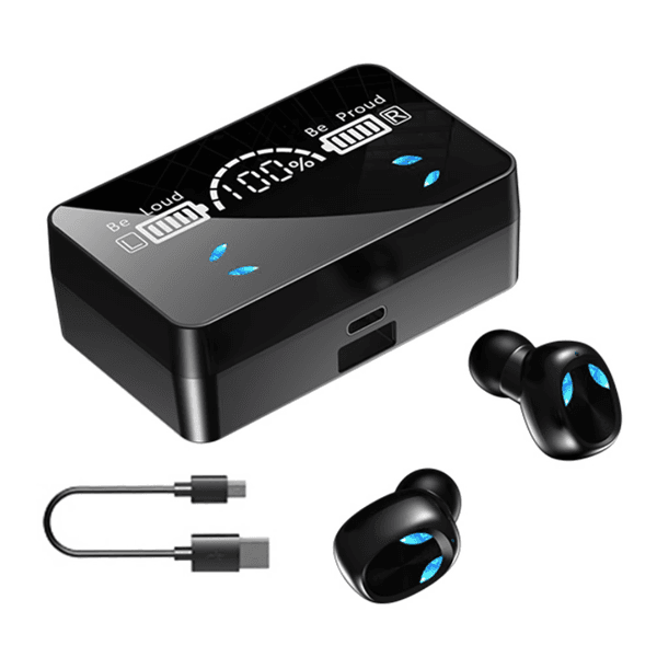 Anúncio: Fone de ouvido sem fio x3 bluetooth 5.1, esportivo, com microfone tws, visor digital, para ios e android - Preto