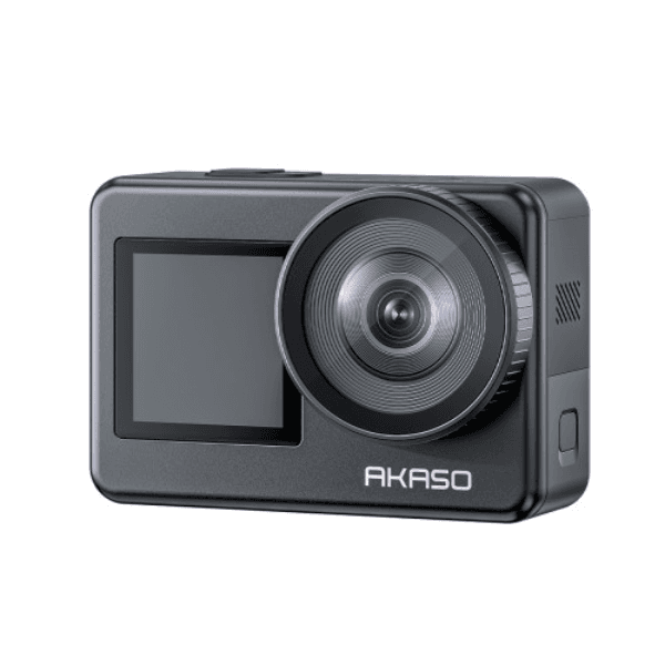 Anúncio: Camera de Video Akaso Brave 7 Camera de Ação Esportiva Prova Dágua IPX8 / 20MP / 4K Ultra HD / 2 Baterias / EIS2.0 /2 Display - Preto