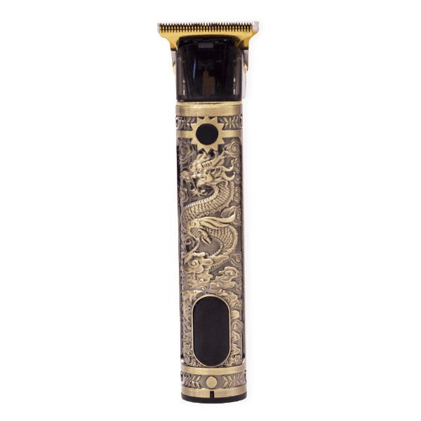 Anúncio: Máquina de Cortar Cabelo / Cortadora De Cabelo e Barba Daling Hair Clipper DL-1607 / 1200Mah / 5W / 5V / USB Recarregavel - Dourado