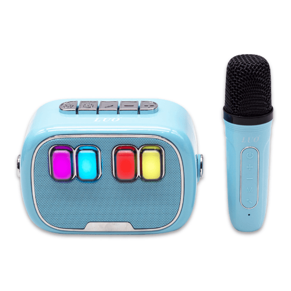 Anúncio: Mini Speaker / Caixa de Som Portátil Luo LU-3167 Com Microfone / Bluetooth / AUX / USB / TF / Recarregavel - Azul Claro