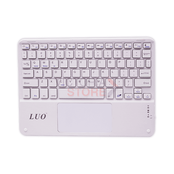 Anúncio: Mini Teclado Magnético Luo LU-BT031 Slim Bluetooth Keyboard 10" - Branco