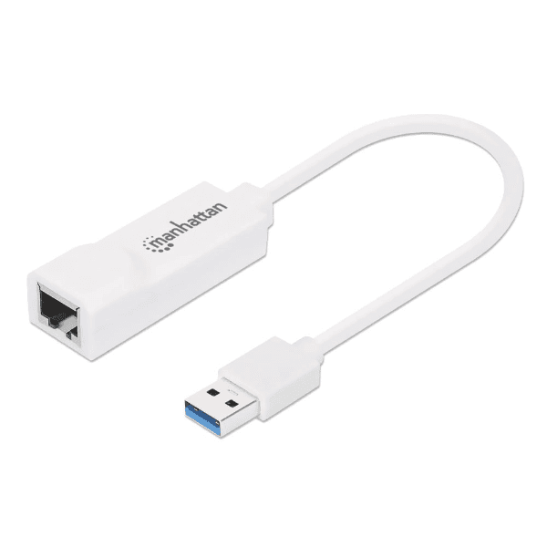 Anúncio: Cabo Adaptador Manhattan 506847 USB 3.1 Macho para RJ45 / 10/1000MBP - Branco