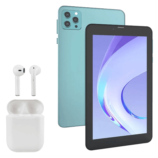 Anúncio: Tablet Rodicar X18 5G / 8GB+256GB / 4000 Mah / 5.0M+8.0M / Android 12 / Com Fone de Ouvido Sem Fio - Azul