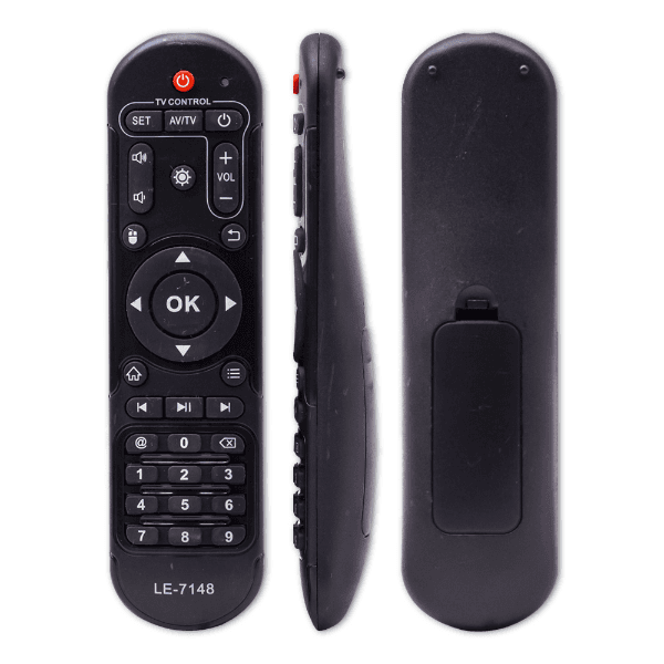 Anúncio: Controle Remoto Para Receptor Azamerica LE-7148 / 2 Pilha AAA (Nao Incluida) - Preto
