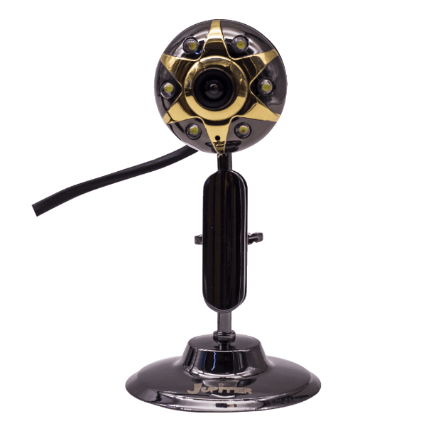 Anúncio: Webcam Jupiter JP-C1200 Com Microfone / 5.1 Pixel / USB - Cinza/Dourado