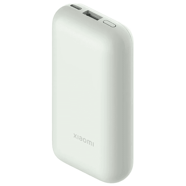 Anúncio: Carregador Portátil Xiaomi Pocket Edition Pro PB1030ZM / 10000mAh / 33W / USB-A / USB-C - Ivory White