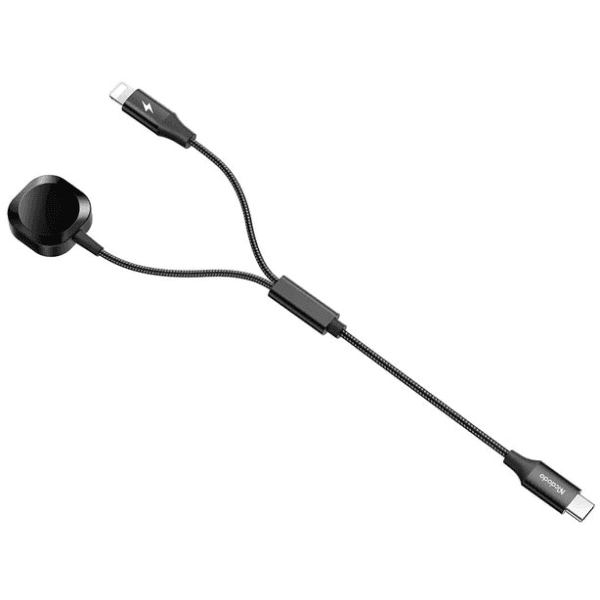 Anúncio: Carregador Mcdodo CH-2980 Magnetic Wireless 2 Em 1 For Apple 29W / USB-C To Ligthning / Wireless - Preto