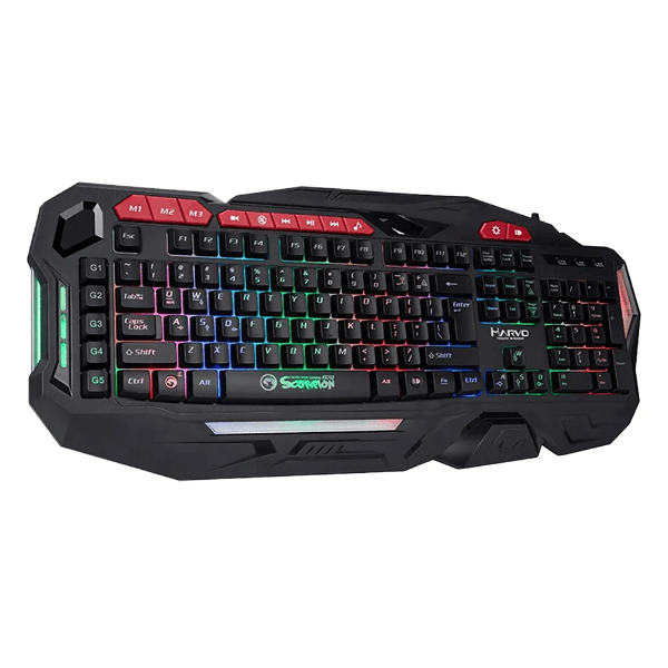 Anúncio: Teclado Gaming Scorpion Marvo KG760 Com Fio / Inglês - Preto/Vermelho