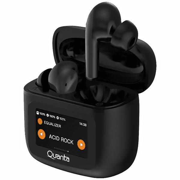 Anúncio: Fone de Ouvido Sem Fio Quanta TWS Studio Pro QTASP40 Com Bluetooth e Microfone - Preto