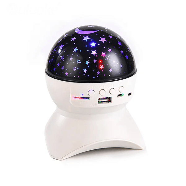 Anúncio: Lampada Led Projetor XY-890 Speaker Com Bluetooth - Branco