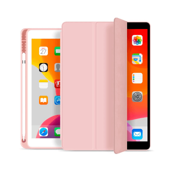 Anúncio: Capa / Protetor para Tablet Ipad 10.2 19/20/21 4Life com Compartimento para Pencil - Rosa Vintage