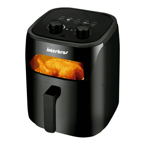 Anúncio: Fritadeira Eletrica Interbras Air Fryer S20BR / 7 Litros / 1500W / 127V ~ 60HZ - Preto