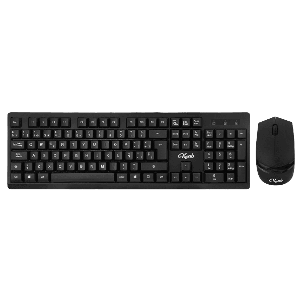 Anúncio: Kit Teclado + Mouse Krab KBKTM15 / Sem Fio / 1600 DPI / Portugues - Preto