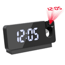 Anúncio: Relogio Espelho Digital Led de Mesa Com Projetor S282A / Alarme / Temperatura / LED Branco - Preto