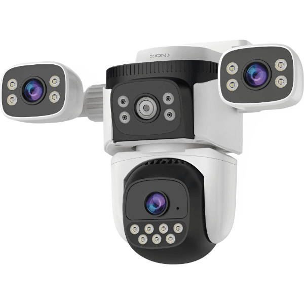 Anúncio: Camera de Segurança IP Xion XI-CCTV300 / Triplo / 1080P / Wifi / App O-KAM PRO - Branco/Preto