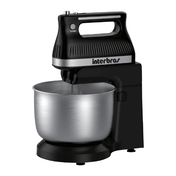 Anúncio: Batedeira Eletrica Interbras B30BR / 3.5 Litros / 5 Velocidades / 250W / 110V - Preto/Inox