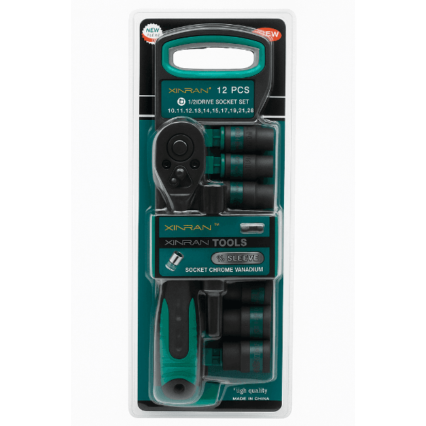 Anúncio: Kit de Chave Soquete Xinran TL44358 / 12 Peças (1/2")