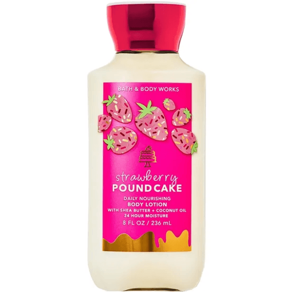 Anúncio: Loção Corporal Bath & Body Works Strawberry Poun Cake 236ML