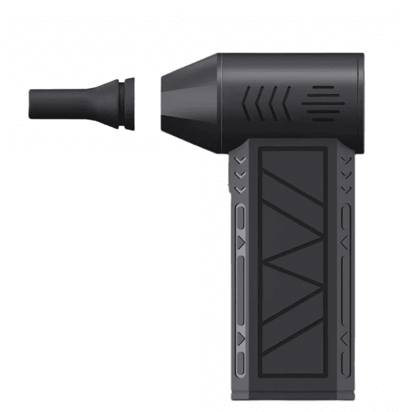 Anúncio: Mini Soprador de Ar Elétrico Sem Fio 46270 / 130.000 RPM / Lanterna / Recarregavel - Preto