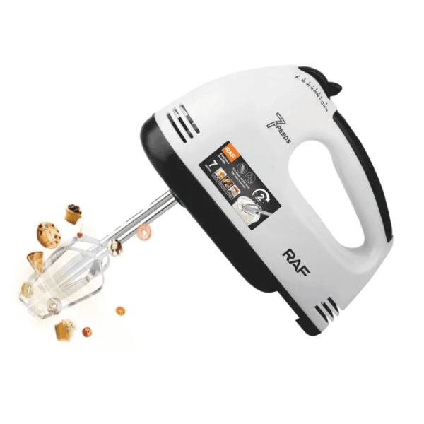 Anúncio: Batedeira Eletrica Raf R.6633 Hand Mixer / 7 Velocidades / 270W / 19500Rpm / 220-240V ~ 50/60Hz - Branco/Preto