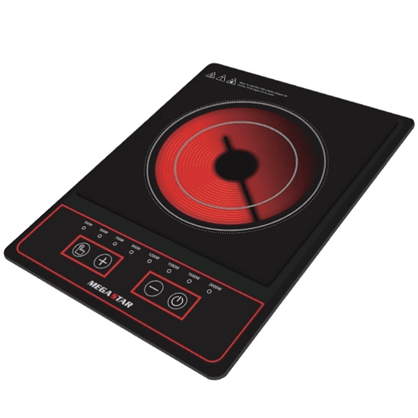 Anúncio: Fogareiro Infravermelho Megastar ER68 / 2000W / 220V ~ 50/60Hz - Preto