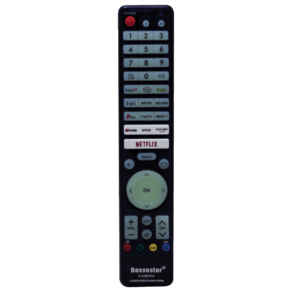 Anúncio: Controle Remoto Para TV LED / LCD Bossestar V-2240 ( LG / Samsung / Sony) - Preto