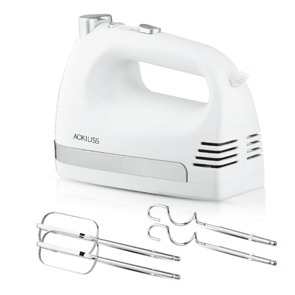 Anúncio: Batedeira Eletrica Ackiliss ACL-6658 Sem Bowl / 600W / 5 Velocidades + Turbo / 220-240V ~ 50/60Hz - Branco