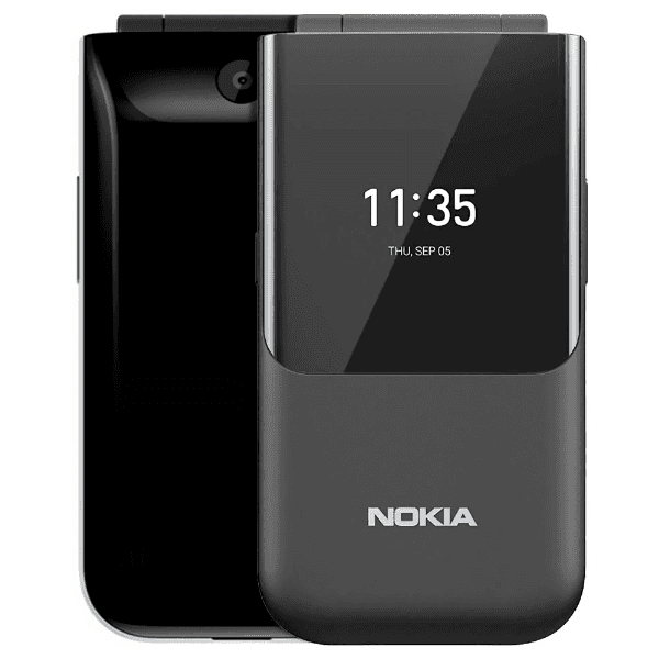 Anúncio: Celular Nokia 2720 Flip TA-1170 / Tela 2.8" / Dual SIM / 1500Mah - Preto