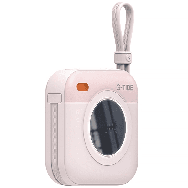 Anúncio: Carregador Portatil Wireless PowerBank G-TiDE Multi X1 / 10000Mah / 20W / USB-C X2 - Rosa