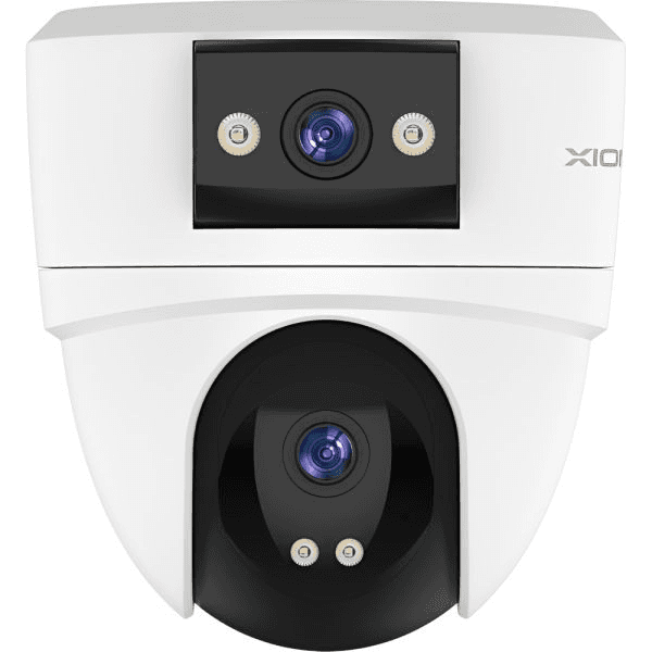 Anúncio: Camera de Segurança Xion XI-CCTV662 / Dual Camera / 3MP + 3MP / Wi-Fi / Visao Noturna- Branco